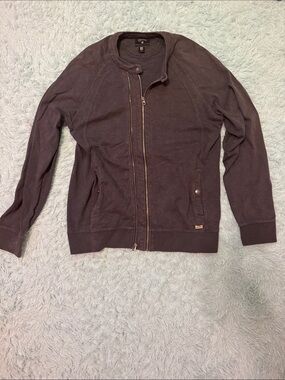 Converse Men's Slate Gray Zip-Up Sweater Jacket XL